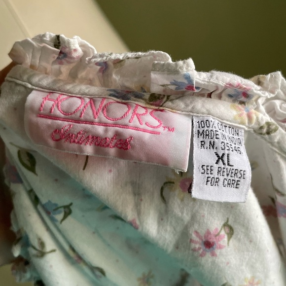 Vintage Honors Cotton Sundress Style Nightgown - Picture 7 of 9